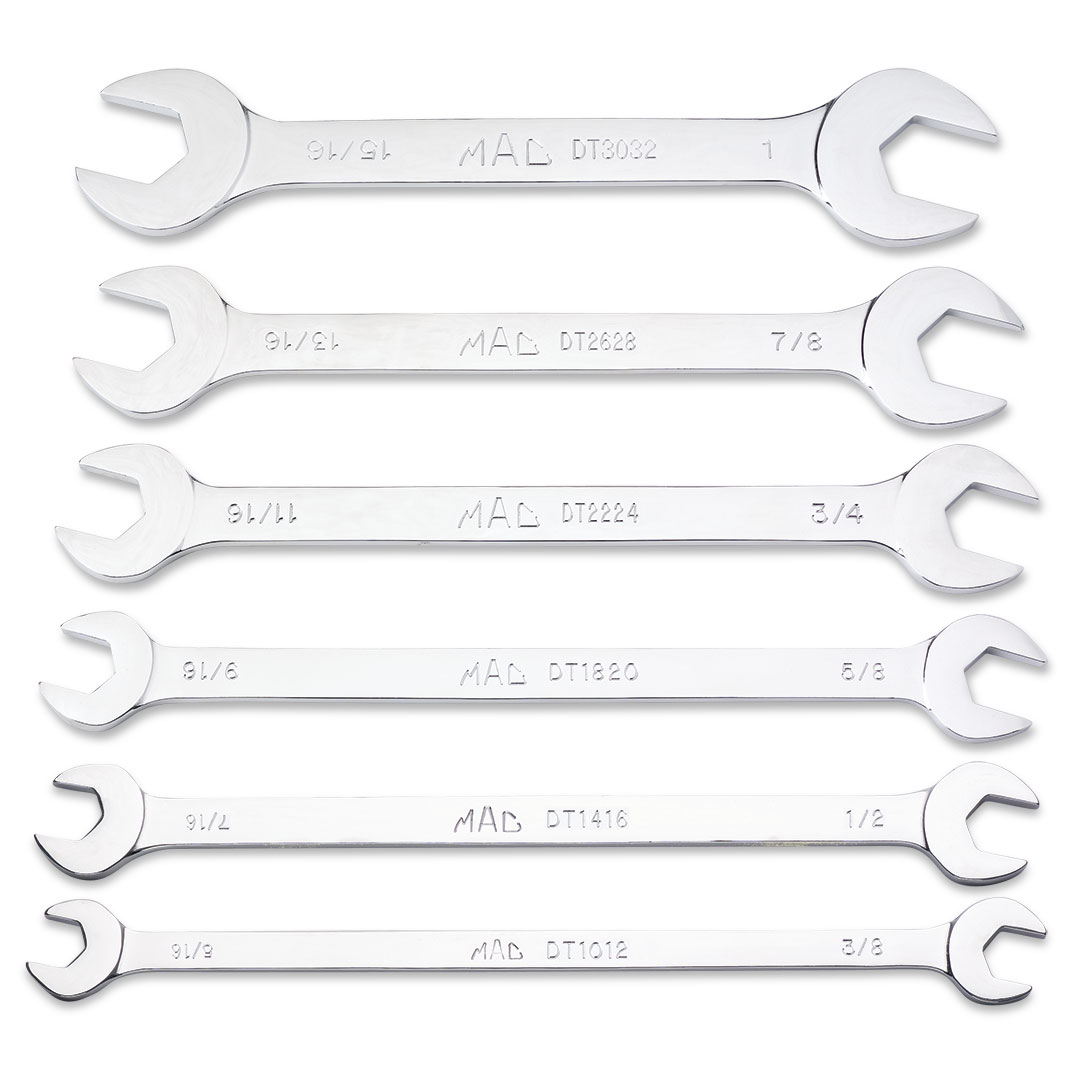 マックツールズ (MAC TOOLS) 6Pc. インチ薄型スパナセット SDT6PT